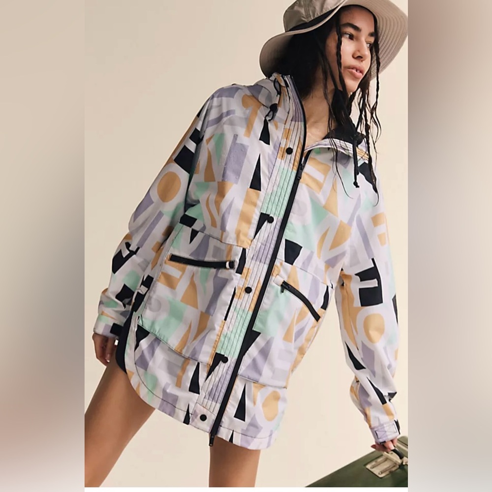 NWOT Free People Movement Singin' In The Rain Packable Jacket Size XS,S or L